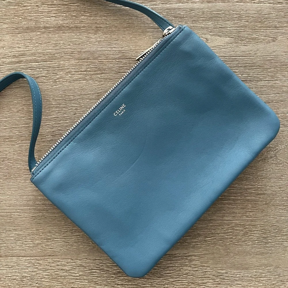 NWOT CELINE Lambskin Small Trio Crossbody Bag - Picture 3 of 7